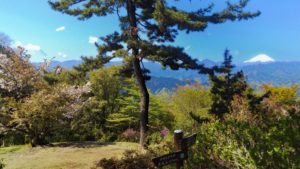 近くの景信山(727m)