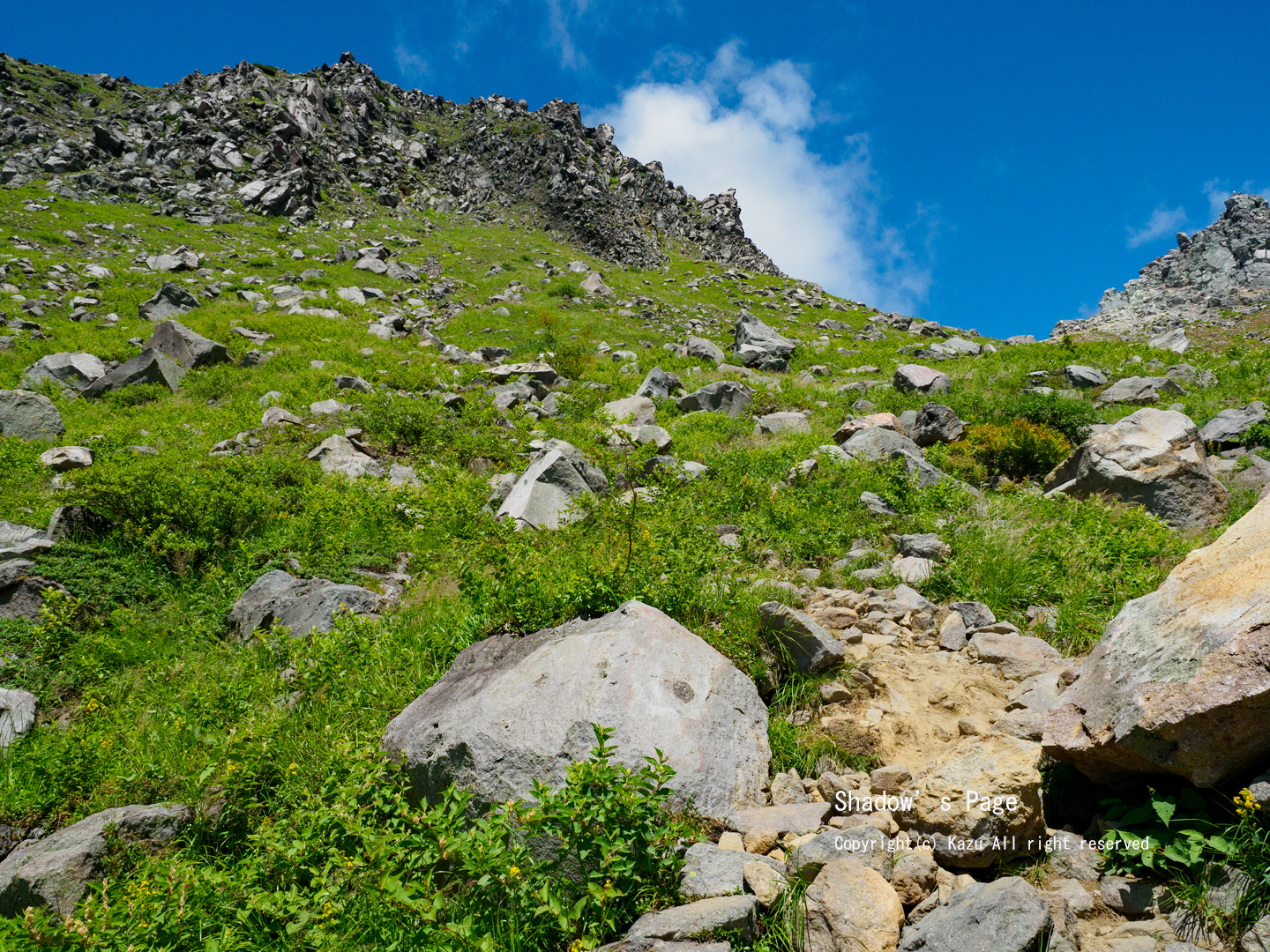 念願の日本百名山　焼岳(2,455m)