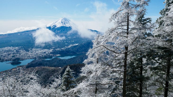 絶景富士山　御坂黒岳(1,793m)