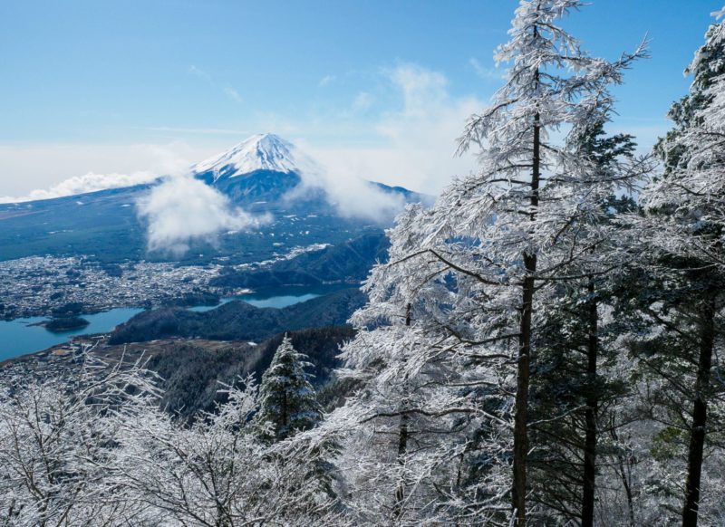 絶景富士山　御坂黒岳(1,793m)